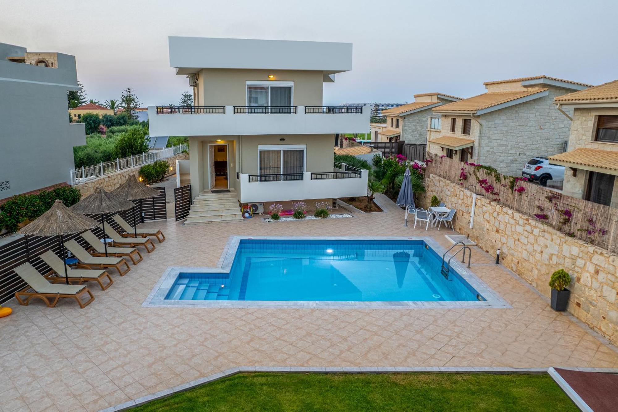 Villa Sophia-Villa Elpis Hersonissos (Crete) Exterior foto